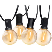 Hot Selling  G40 Outdoor Weatherproof Tungsten String Bulb Light Solar Holiday Lights Outdoor String Lights